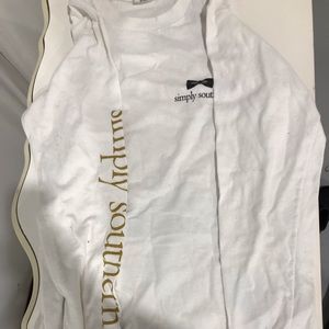 Simply southern white long sleeve.